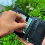 Bi-fold Leather wallet SKU 01