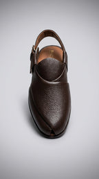 Premium grain leather sole chappal