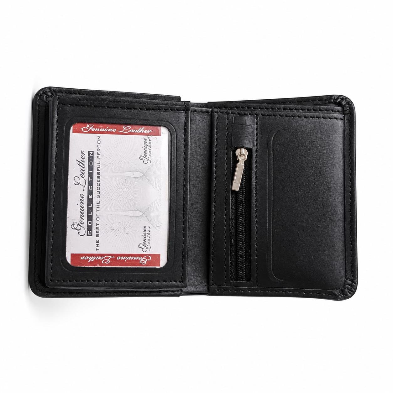 Bi-fold Leather wallet SKU 01