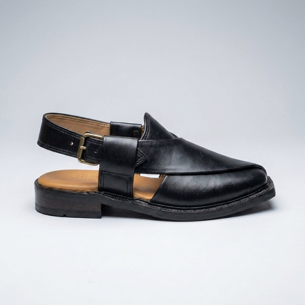 Flat sole norozi with Pure leather